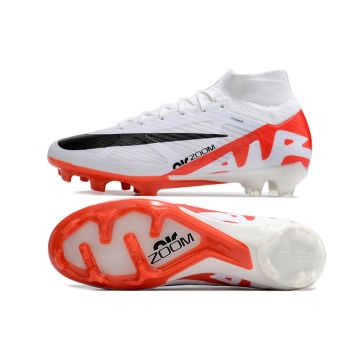 Nike Air Zoom Mercurial Superfly 9 Elite FG Ready - White/Bright Crimson/Black