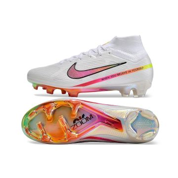 Nike Zoom Mercurial Superfly 9 Elite FG Marcus Rashford - White/Black